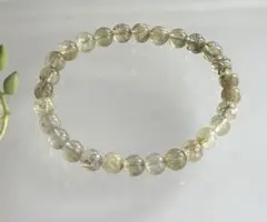 グリーンルチルクォーツ6mmブレスレット