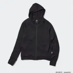 UNIQLO エアリズムUVカットメッシュパーカー S ブラック