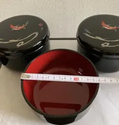 山本寛斎 椀 3客セット 蓋付き 煮物鉢　お重のサムネイル