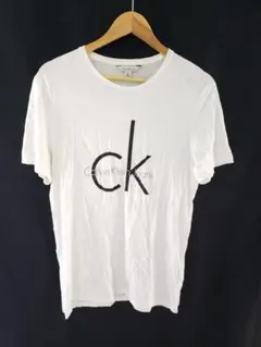 Calvin Klein Jeans 半袖ロゴTシャツ メンズ ホワイト Mのサムネイル