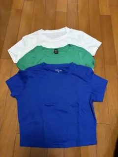 半袖Tシャツ 3枚セット ホワイト・グリーン・ブルー
