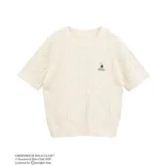 GREENWITCH POLO CLUB 半袖セーター アイボリーのサムネイル