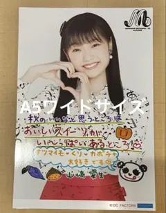 モーニング娘。山﨑愛生「Mei16」A4クリアファイル＋2L写真 2枚セット