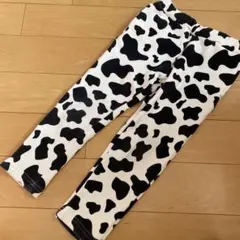 ブリーズ　裏起毛　パンツ　110㎝　牛柄