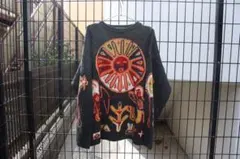 80's Ecuador Knit エクアドルニット 太陽神 幾何学のサムネイル