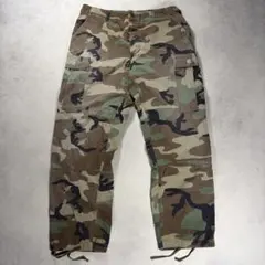 80's US ARMY ウッドランドカモ柄　ベイカーパンツ　ファティーグ 80's US ARMY ウッドランドカモ柄 ベイカーパンツ ファティーグ - メルカリ
