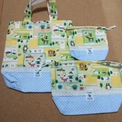 通園 通学　シューズバッグ 巾着袋 セット