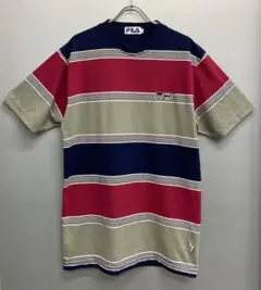 90's FILA マルチボーダー Tシャツ