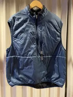 00s Patagoniaパタゴニア パフボールベスト L ブルー ヴィンテージ