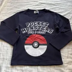 ポケットモンスター サン＆ムーン 長袖トレーナー ネイビー