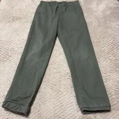 UNIQLO XL オリーブグリーン ロングパンツ