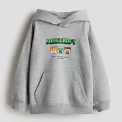 新品未使用＊2025新作マインクラフトフード付きトレーナー135~140cm