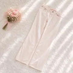 【BURBERRY LONDON】ノバチェックトリム ストレートチノパンツ 40のサムネイル