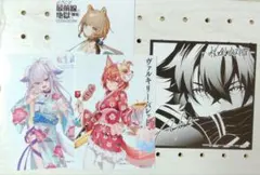 GCノベルズ 講談社 ブロマイド ミニ色紙 杖と剣のウィストリア 他セット