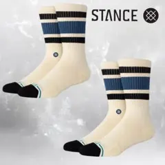 【2足セット】STANCE ソックス　BOYD ダークロイヤル　スタンス