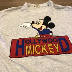 ディズニーヴィンテージ Tシャツ グレー Mサイズ - メルカリ