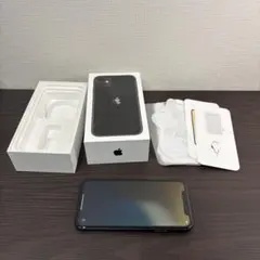 iPhone11 128GB ブラック SIMフリー 箱あり 画面割れなし