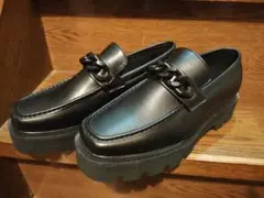 【値下】新品　LOVE HUNTER ローファー 厚底 チェーン
