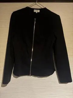 LANVIN SPORT ブラック ノーカラージャケット