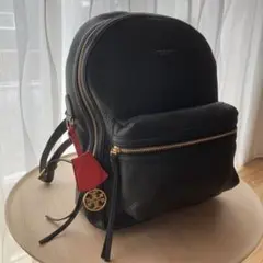 TORY BURCH トリーバーチ レザーリュック ブラックのサムネイル