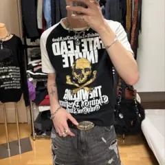 fourth3ex Y2K ロックガール オーバーTシャツ アーカイブ グランジ 