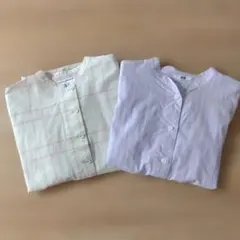 ユニクロ Sサイズ 長袖ブラウス 2点セット