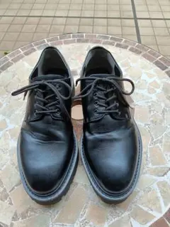 RAGE BLUE　プレーントゥ　黒レザーシューズ　サイズM 26.5cm