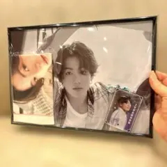 BTS JUNGKOOK ジョングク　フレーム入りポスター　マルチクロスセット