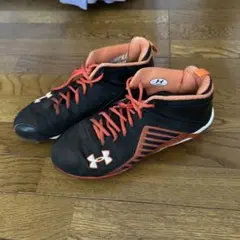 Under Armour スパイクシューズ ブラック/オレンジ