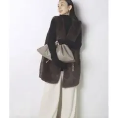 新品・未使用　meri ビッグクラッチ＆ショルダーバッグ