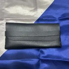 【新品】メガネケース　ペンケース　小物入れ　ブラック