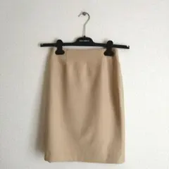 プロフィール　PROFILE　オシャレ　秋冬用　ベージュ　タイトスカート