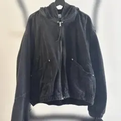 ZARA ブラック フード付きパーカー