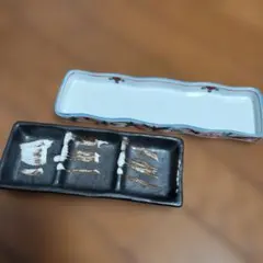 花柄陶器皿2枚セット