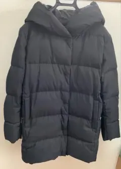 UNTITLED アンタイトル フード付きダウンコート ブラック