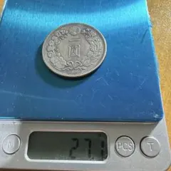 一圓銀貨/新1円銀貨 明治16年 荘印あり 大日本 菊紋 丸銀 硬貨 竜貿易