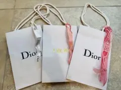 Dior⭐︎ショップ袋3枚セット （リボン付）