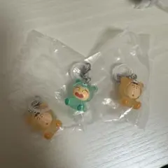 クレヨンしんちゃん めじるしアクセサリー みんなでくまパジャマ 3個セット