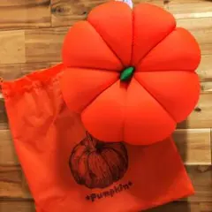 リラックス　ビーズクッション　パンプキン　オレンジ