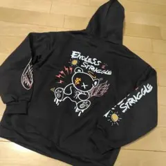 【美品】長袖　パーカー　Sサイズ ブラック