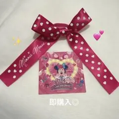 新品 シール　クッキー　ディズニーパルパルーザ　ミニーのファンダーランド　リボン