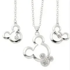 ディズニー　ミッキー　ネックレス　ピアス　セット