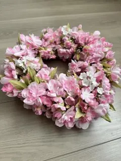 桜フラワーリース