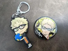ハイキュー　月島蛍 キーホルダー バッジ セット