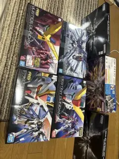 RG 4点HG2点　RGストフリ光の翼3点