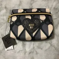 ANNA SUI アナスイ ポーチ 黒　ハート　ブラック お値下げ不可　匿名配送のサムネイル