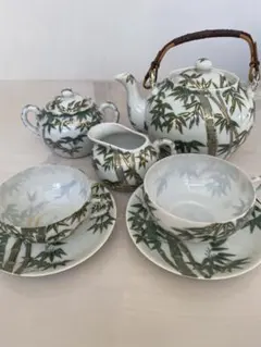 明治期 横浜焼 高坂造 里帰り ポット 輸出品 オールドニッポン 骨董