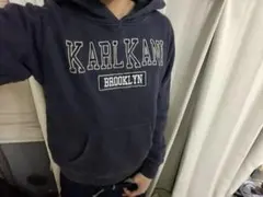 karl kani 紫 パーカー　刺繍　グッドデザイン　厚手　archiveのサムネイル
