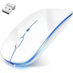 マウス 無線 【静音2025 超薄型 ＆ 高精度 ＆Type-C充電式】