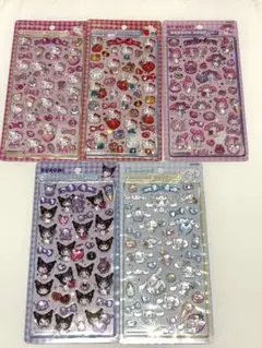 正規品　ボンボンドロップシール　サンリオ第二弾　5点セット